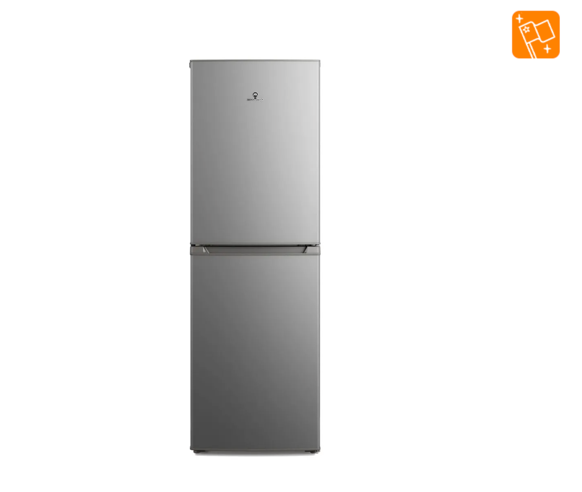 Refrigerador Mademsa 248L Frío Directo Bottom Freezer Puerta Reversible MED250 Silver