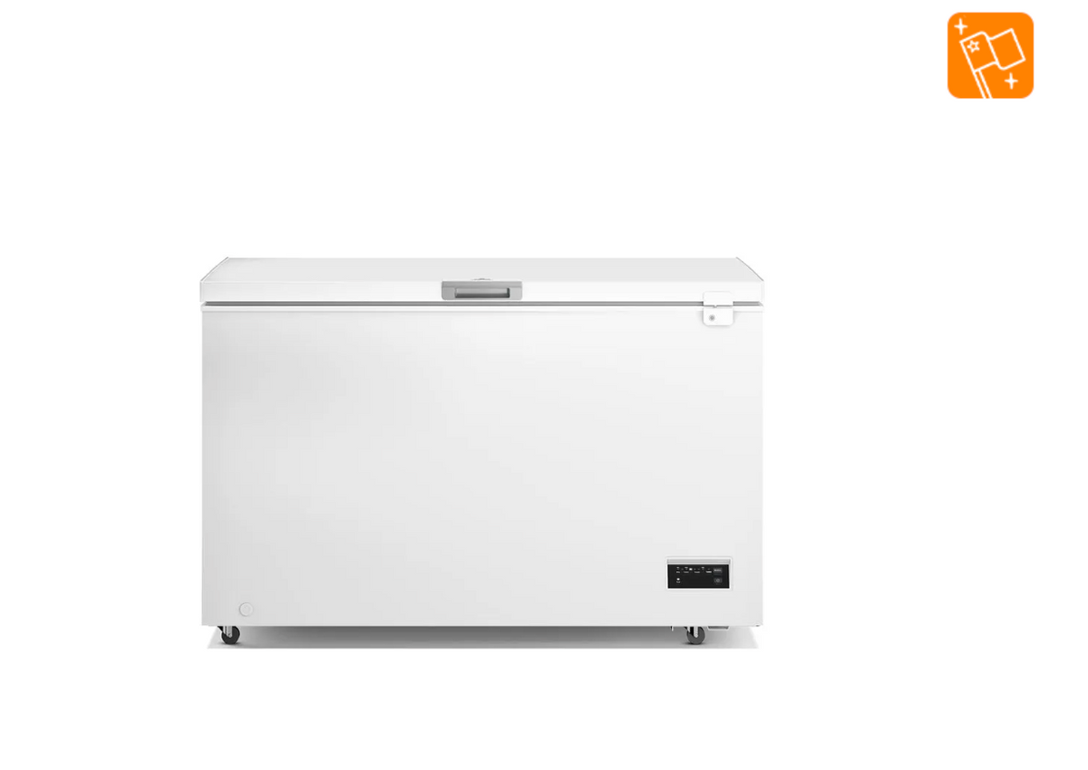 Congelador Freezer Mademsa Horizontal Dual 371L Inverter Frío Directo Función Turbo M400DI Blanco