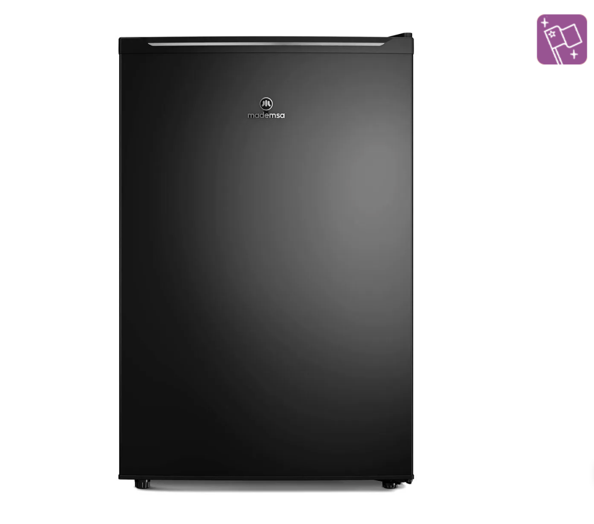 Mini Congelador Mademsa Vertical Frío Directo 98L Inverter y Control de Temperatura M-191V Negro