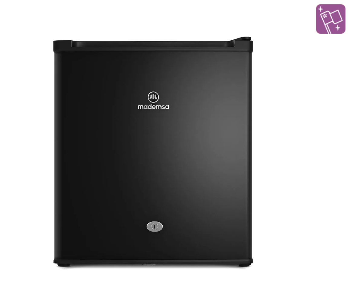 Frigobar Mademsa 50L Frío Directo con Llave MMB50BLK Negro
