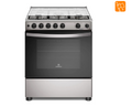 Cocina a Gas 5 Platos Mademsa Horno a Vapor y Triple Llama FM5SSC Inox