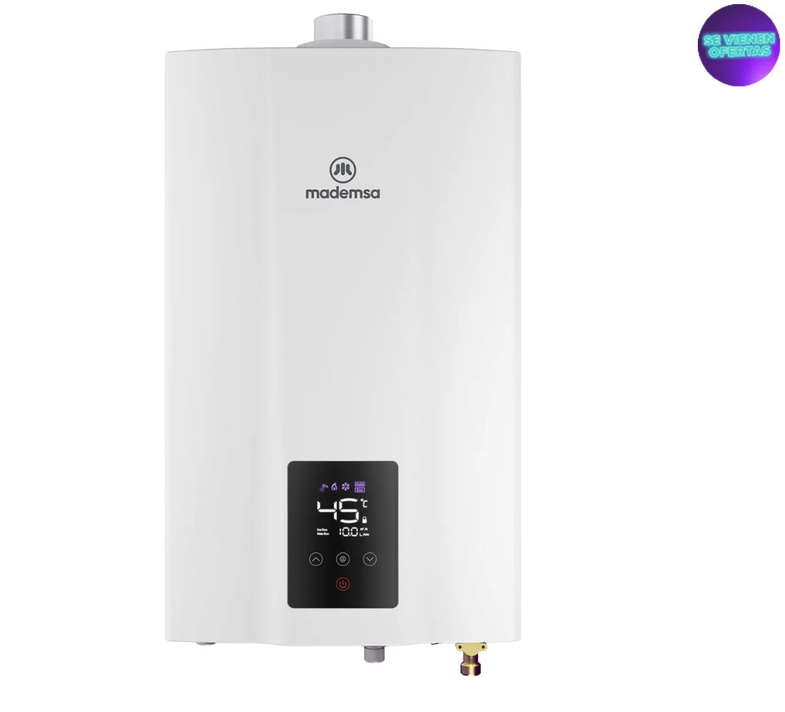 Calefont Gas Licuado Mademsa 16 Litros Tiro Balanceado Cámara Estanca Balanced 16 Eco GL